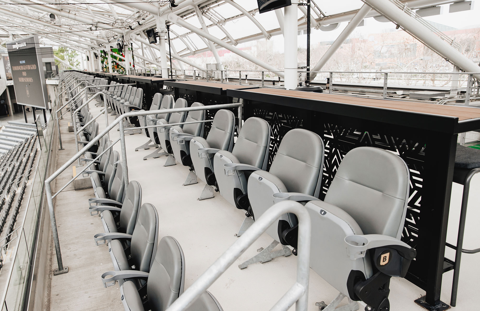 Seating in North End Terrace Table