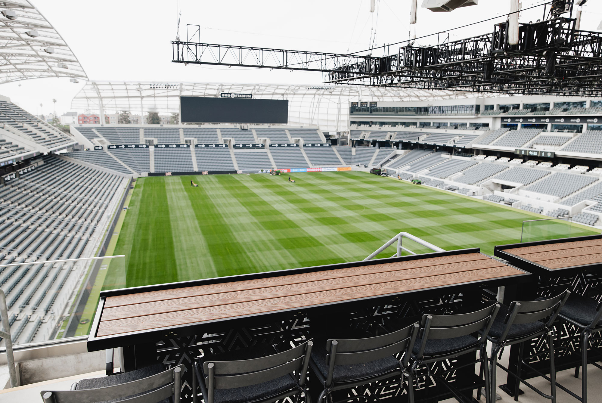 View from North End Terrace Table