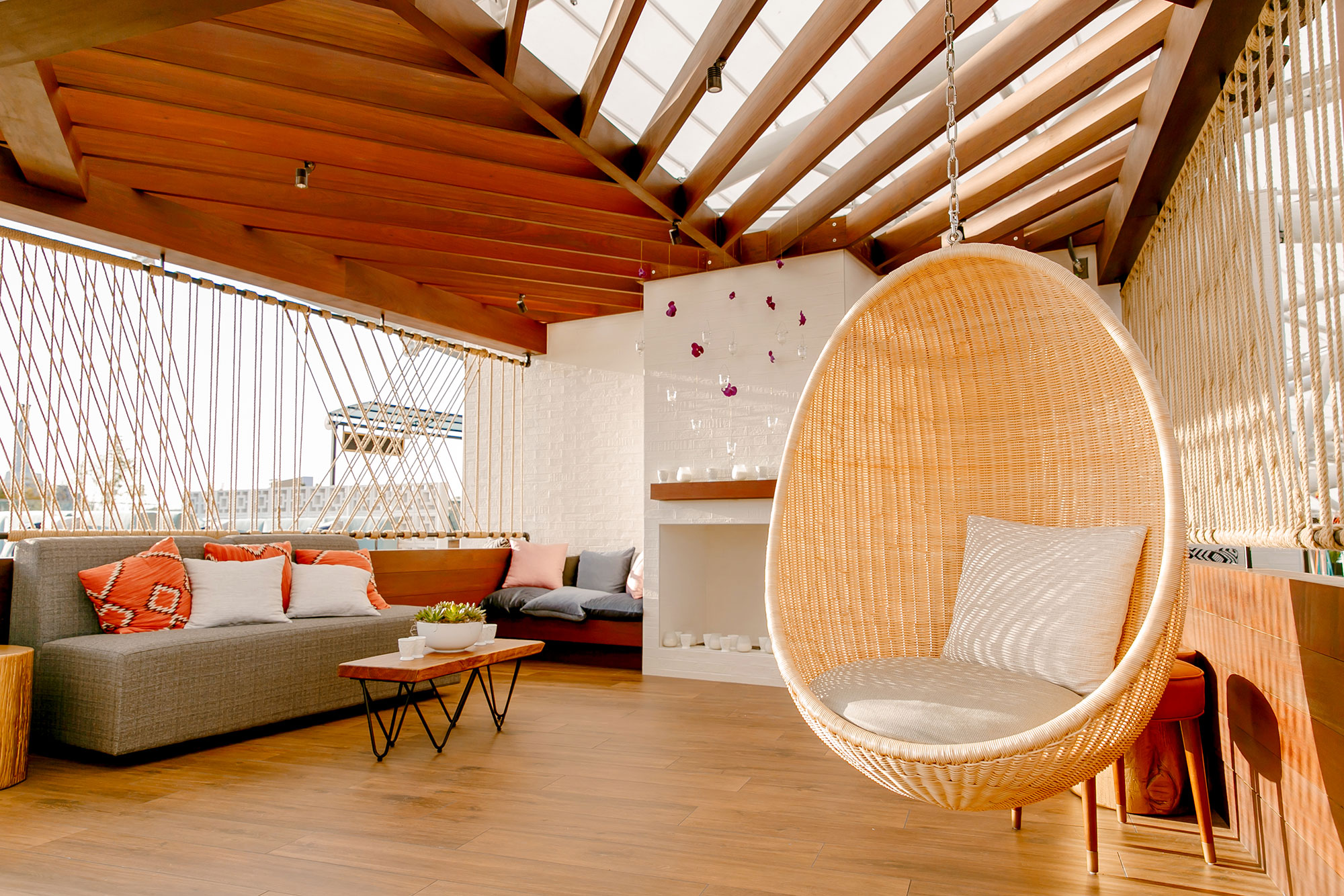 Sunset Deck Table Interior